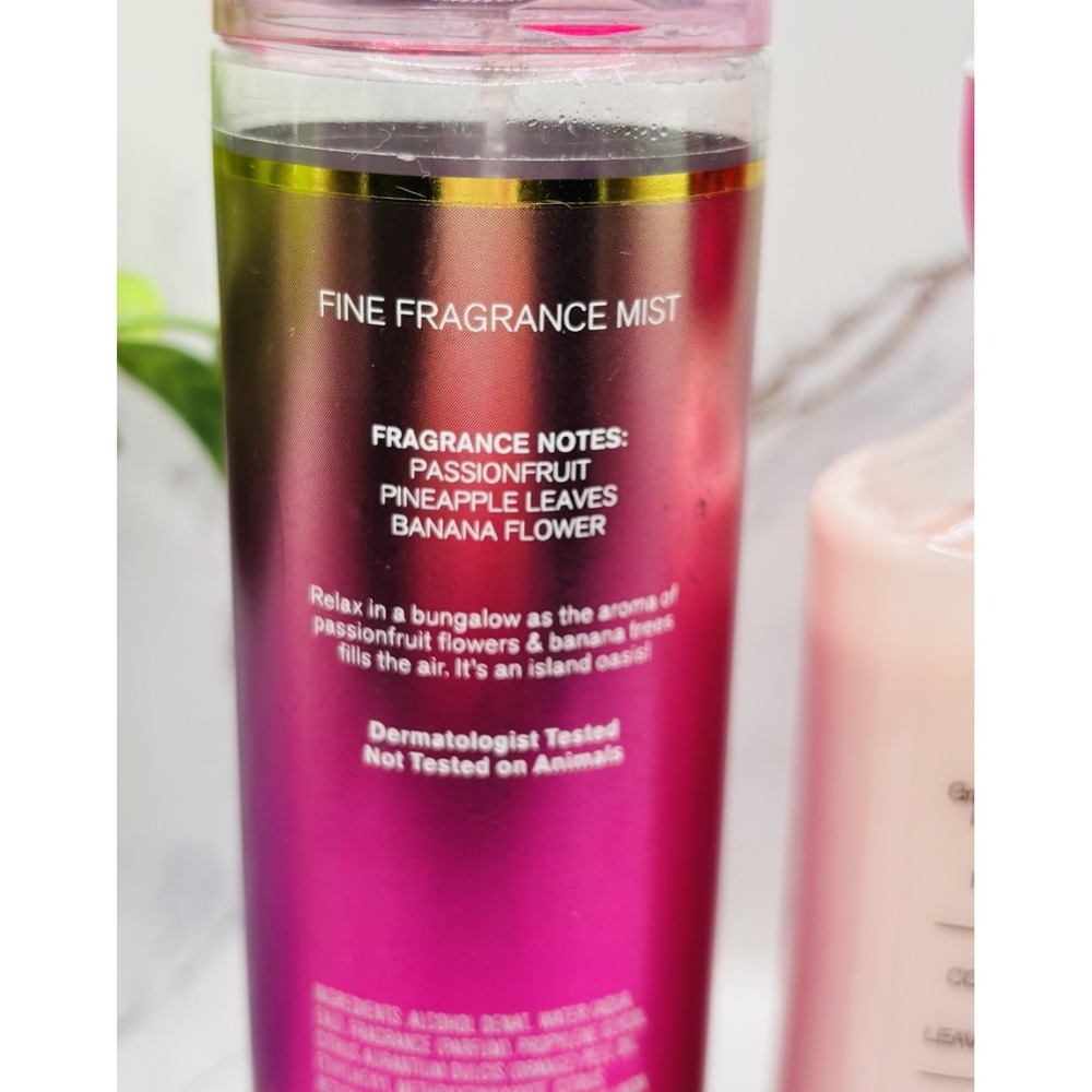 Bath & Body Works BAHAMAS PASSIONFRUIT & BANANA FLOWER Body Spray & Body Lotion - Picture 3 of 8